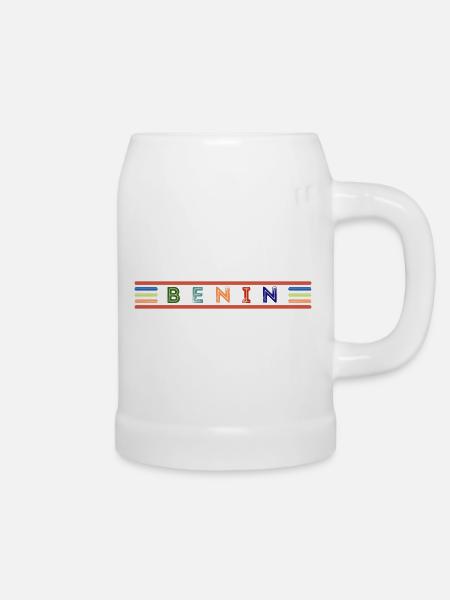 BENIN - Bierkrug - Weiß