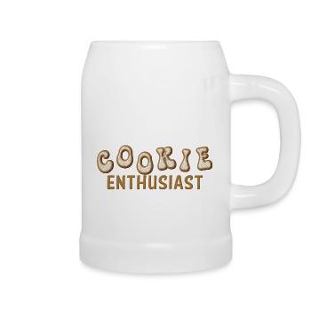 Keks-Enthusiast - Bierkrug - Weiß - Rechts