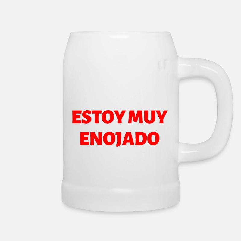 Spanisch Sprache ich bin wütend - Bierkrug - Weiß