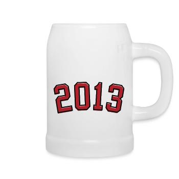 Sport Birth Year 2013 - Beer Mug - white - Right
