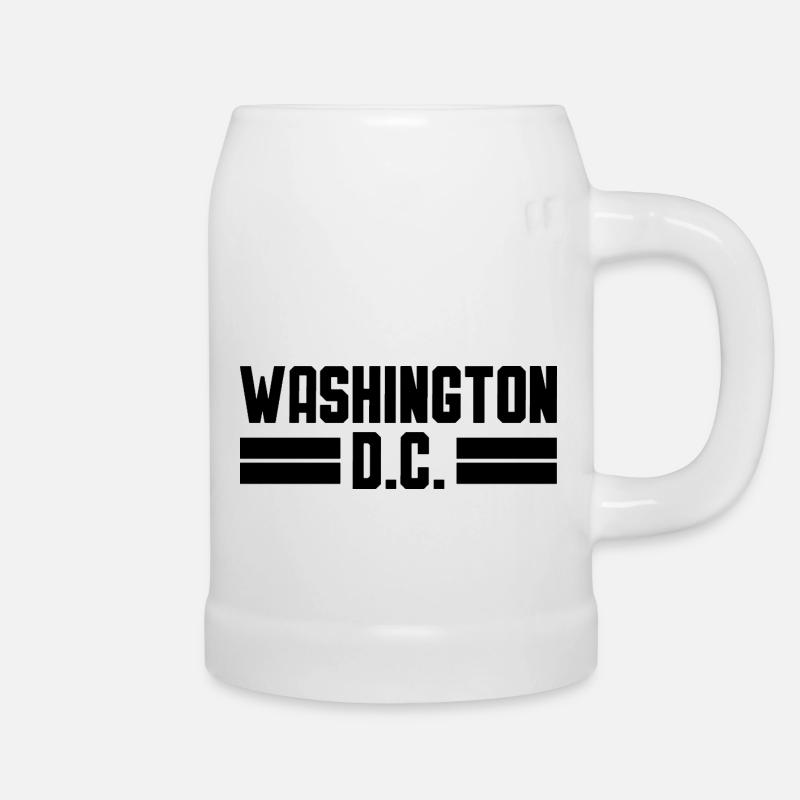 WASHINGTON DC Desing - Beer Mug - white