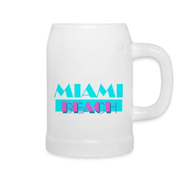 Miami Beach - Chope en céramique - blanc - Droite