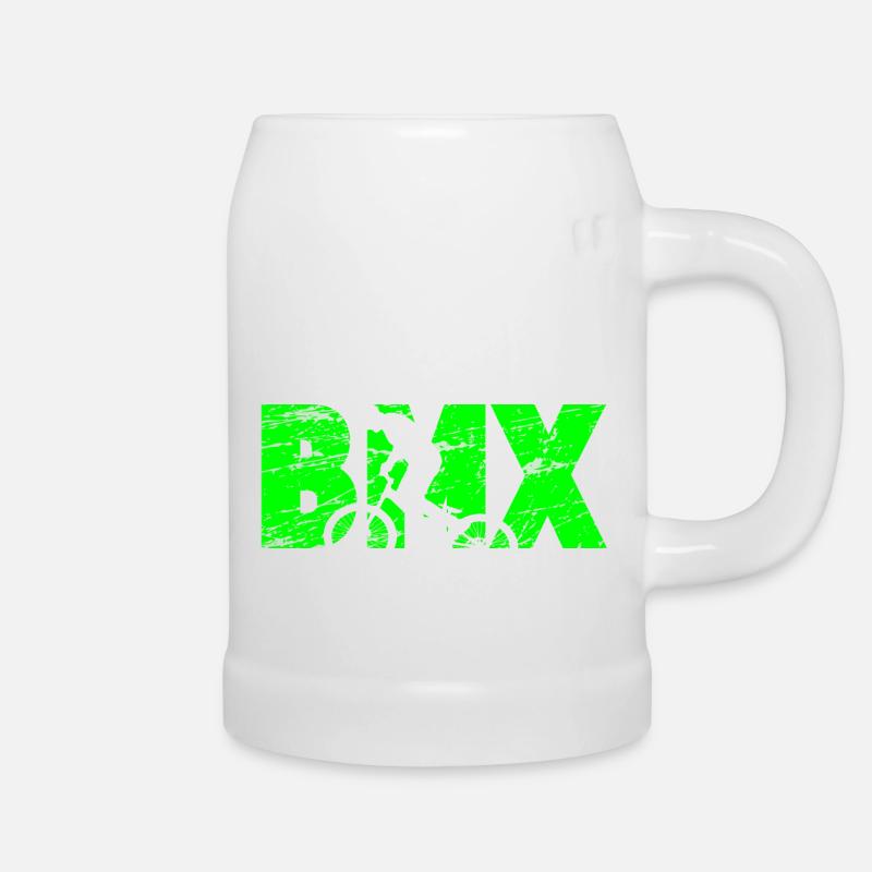 BMX - Bierkrug - Weiß