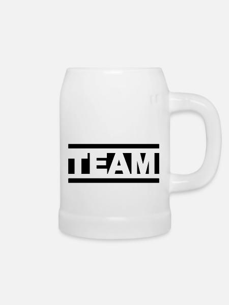 Team - Bierkrug - Weiß