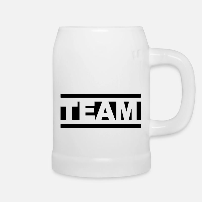 Team - Bierkrug - Weiß
