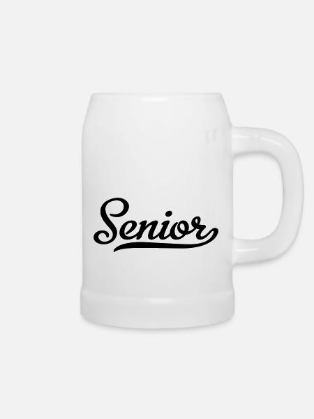 Senior - Bierkrug - Weiß