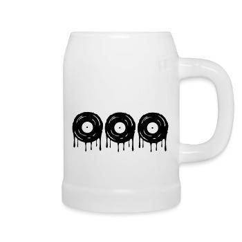 Records - Beer Mug - white - Right