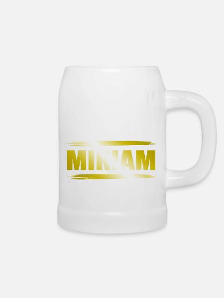 Miriam - Bierkrug - Weiß