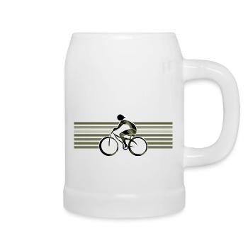 Cyclist - Beer Mug - white - Right