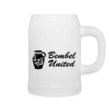 Bembel United - Das Frankfurter Original - Bierkrug - Weiß - Rechts