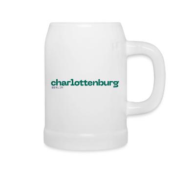 Charlottenburg Berlin - Simple, beautiful design - Beer Mug - white - Right