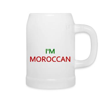I'm moroccan - Chope en céramique - blanc - Droite