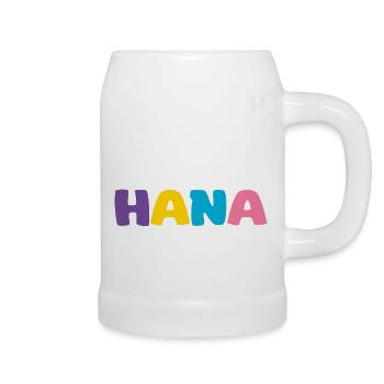 Nom - Hana - Chope en céramique - blanc - Droite