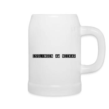 Esslingen am Neckar airport sign - Beer Mug - white - Right