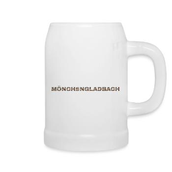 Mönchengladbach Hund - Bierkrug - Weiß - Rechts