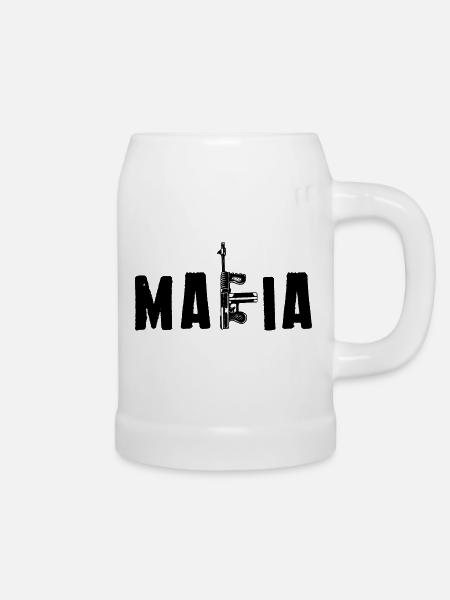 MAFIA - Bierkrug - Weiß