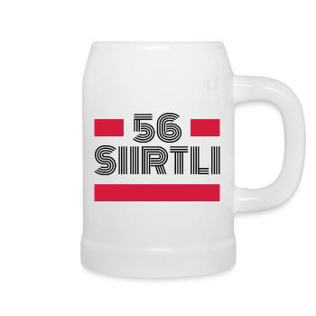 Siirt 56 Turkey Turkiye gift holiday TR Türk - Beer Mug - white - Right