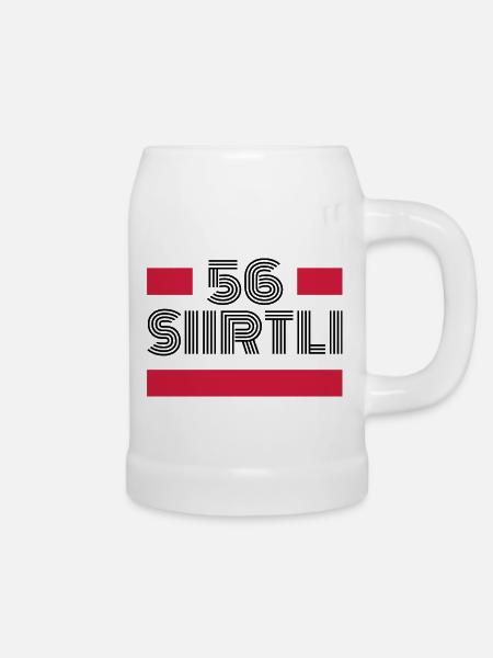 Siirt 56 Türkei Turkiye Geschenk Urlaub TR Türk - Bierkrug - Weiß