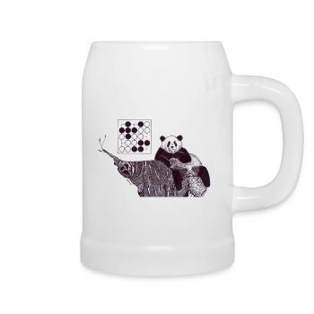 Panda 5x5 Seki - Beer Mug - white - Right