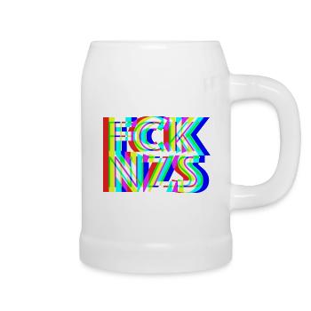 FCK NZS - Beer Mug - white - Right