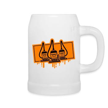 Vacuum Cleaner Icon - Beer Mug - white - Right
