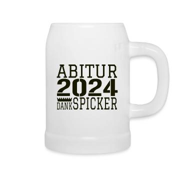 Abitur Abi - Beer Mug - white - Right