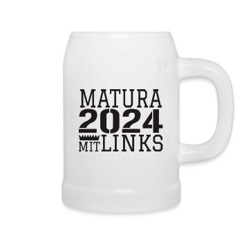 Dictons de Matura - Chope en céramique - blanc - Droite
