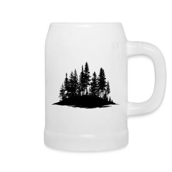 Forest - Beer Mug - white - Right