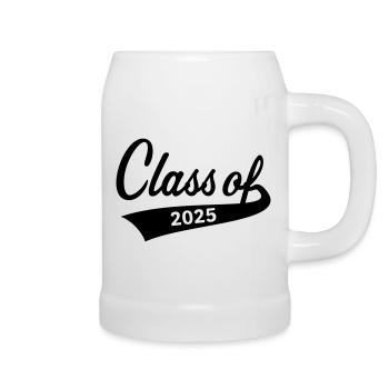 Classe de 2025 (Classe de graduation / B) - Chope en céramique - blanc - Droite