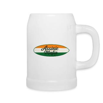 ASSINIE_MAFIA_HD - Bierkrug - Weiß - Rechts