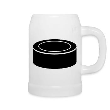 Hockey Puck - Beer Mug - white - Right