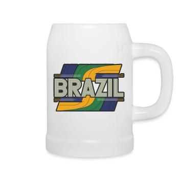 Brazil - Bierkrug - Weiß - Rechts