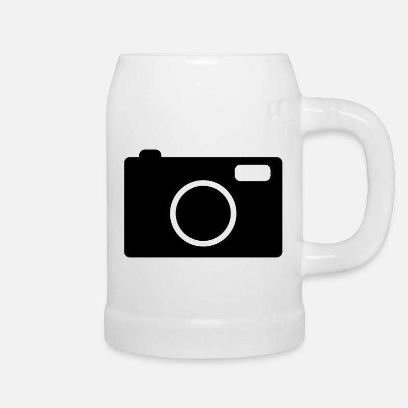 camera - Beer Mug - white