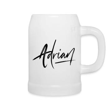 ADRIAN TATTOO - Beer Mug - white - Right