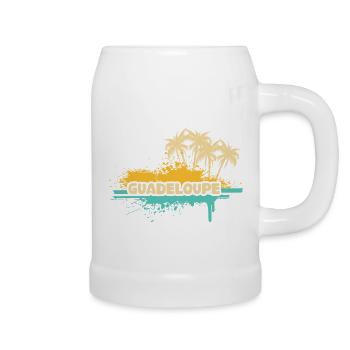 Guadeloupe - Bierkrug - Weiß - Rechts