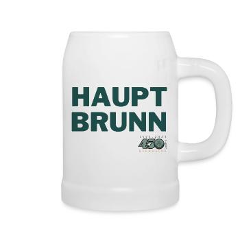 HAUPTBRUNN - Bierkrug - Weiß - Rechts