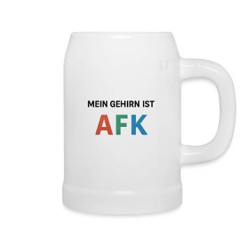 Mon cerveau est afk - Chope en céramique - blanc - Droite