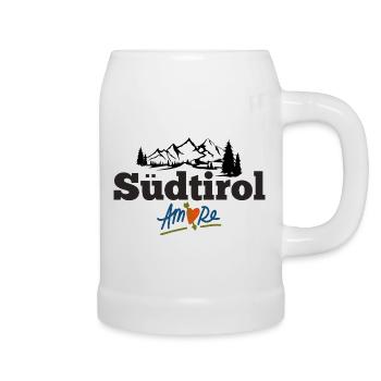 Südtirol - Bierkrug - Weiß - Rechts