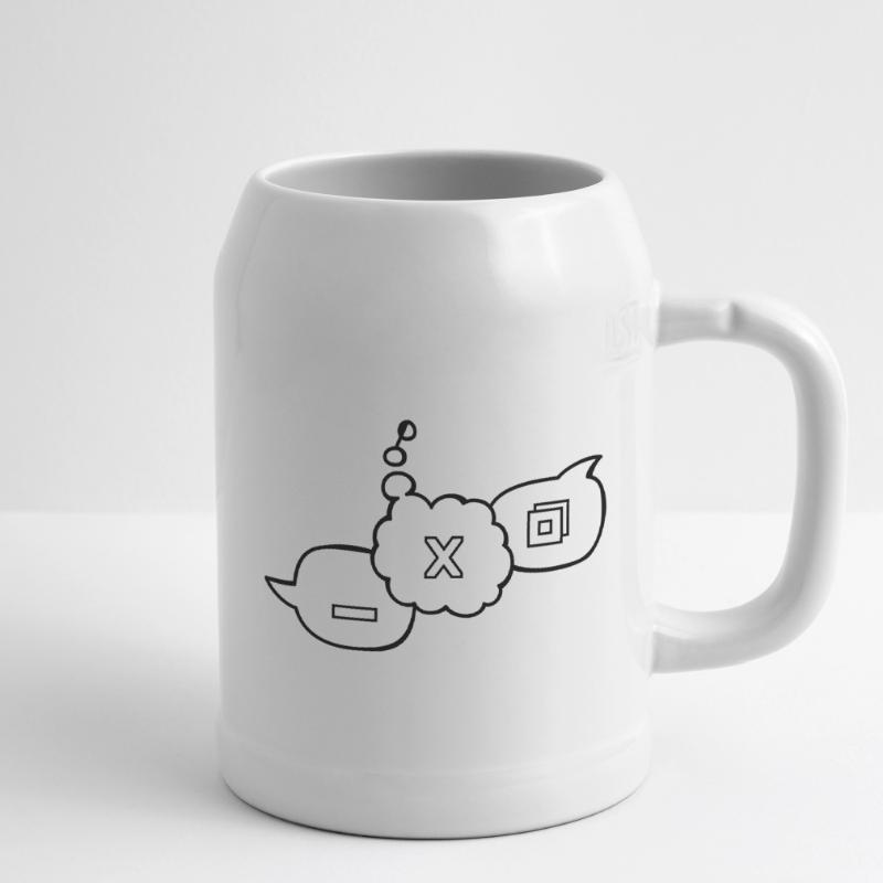 Computer speech bubbles Beer Mug
