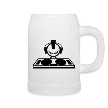 DJ - Beer Mug - white - Right