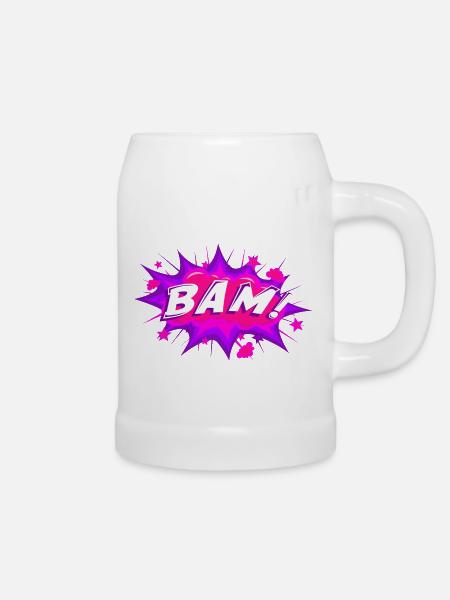 BAM 2 - Bierkrug - Weiß