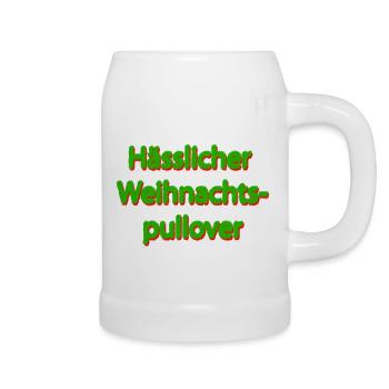 Hässlicher Weihnachtspullover - Bierkrug - Weiß - Rechts