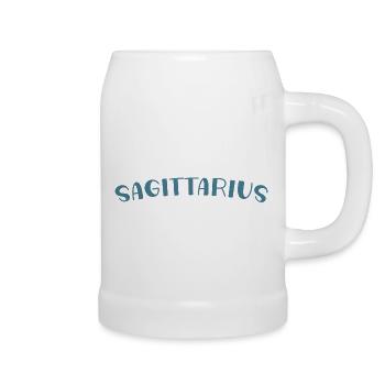 It's sagittarius season original gift zodiac sign - Chope en céramique - blanc - Droite