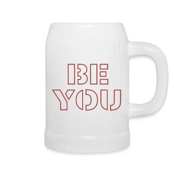 Soyez vous-même - Chope en céramique - blanc - Droite