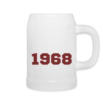 Original 1968 - Chope en céramique - blanc - Droite