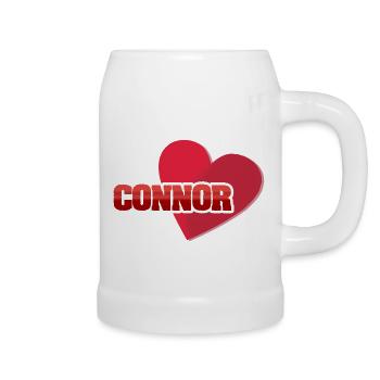 Connor as a given name - Beer Mug - white - Right