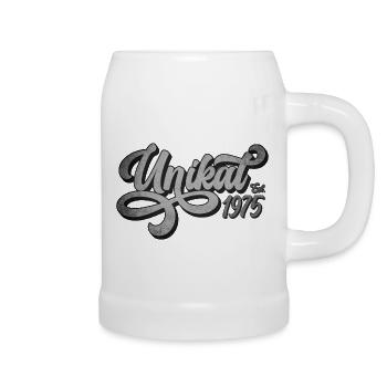 Unikat Est. 1975 - Bierkrug - Weiß - Rechts