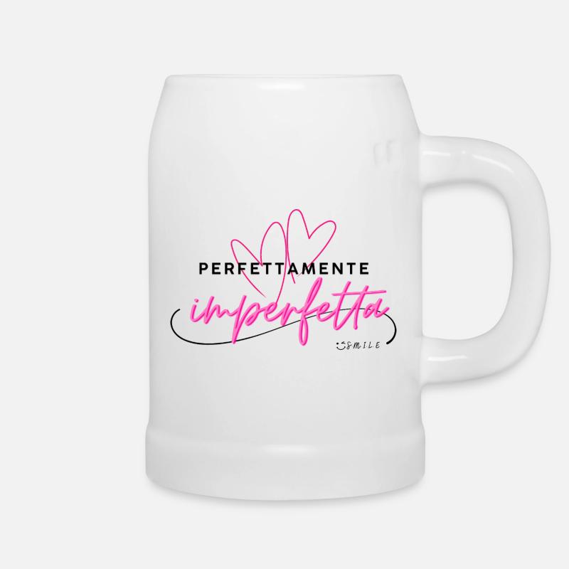 Perfettamente_Imperfetta - Chope en céramique - blanc