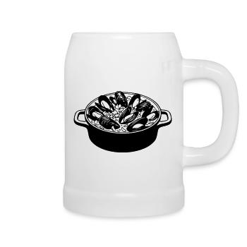 marmite_de_moules - Bierkrug - Weiß - Rechts