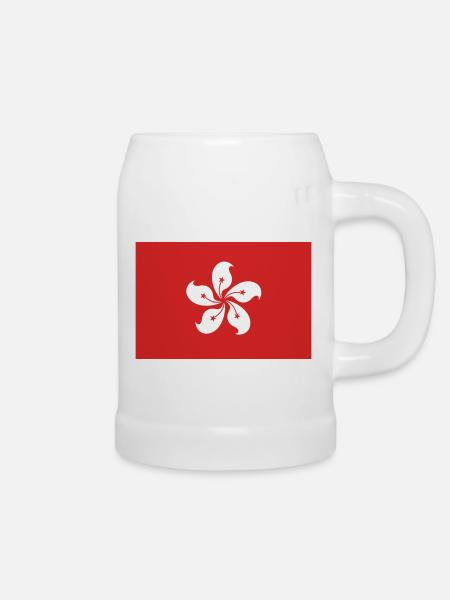 Hong Kong - Bierkrug - Weiß